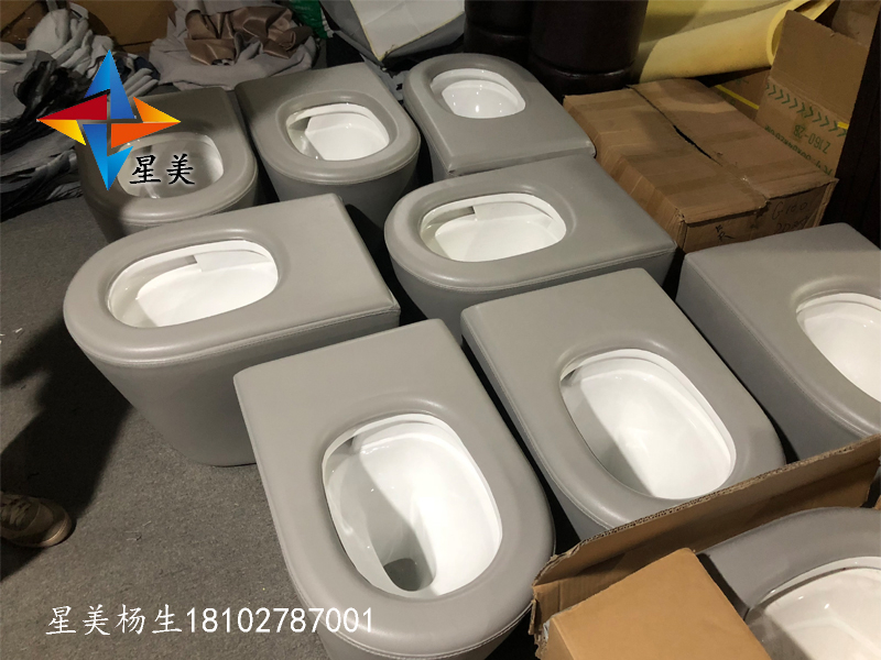談話室安全防撞馬桶硅膠馬桶，是你想要的防撞軟包